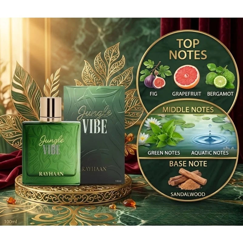RAYHAAN Jungle Vibe Perfume Unisex de 100 ml